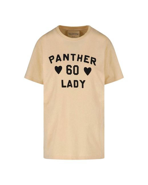 Valentino Natural T-Shirt “Panther 60 Lady”