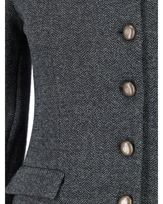 Giorgio Armani Black Button Jacket "New Normal"