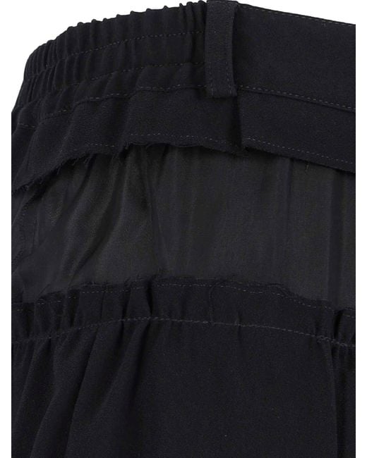 Maison Margiela Black Skirts Polyester