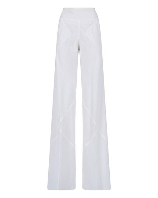 Rick Owens White Sport Pants