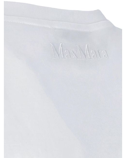 Max Mara White T-Shirt Logo