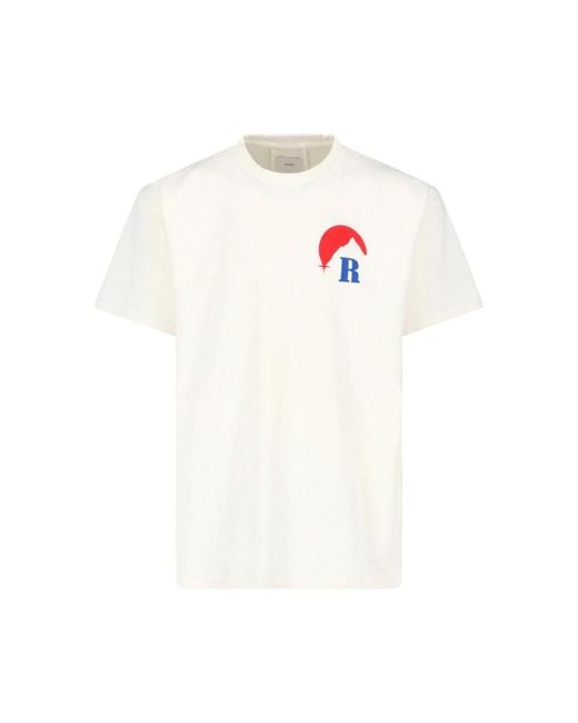 Rhude White T-Shirts And Polos Cotton for men