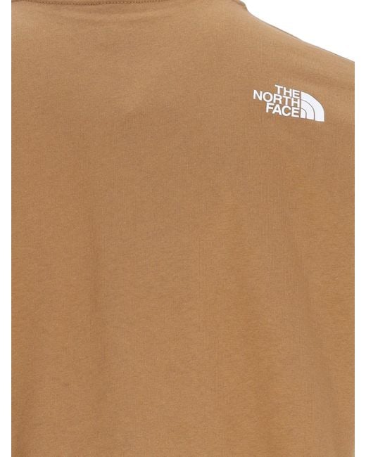 T-Shirt Taschino "Berkley" di The North Face in Brown da Uomo