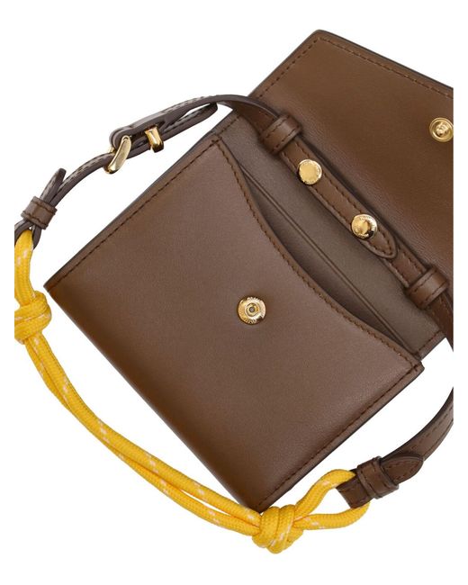 Miu Miu Brown Shoulder Wallet