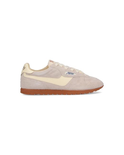 Autry White Suede Sneaker
