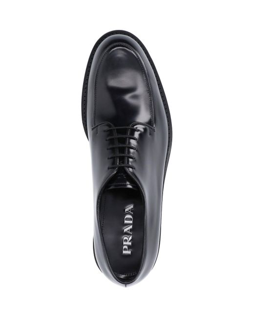Scarpe Derby Classiche di Prada in Black da Uomo