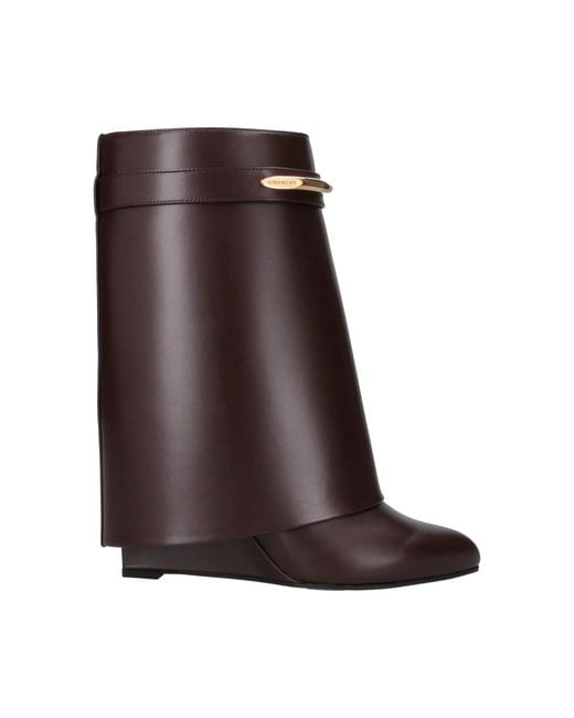 Givenchy Brown Ankle Boots "Shark Pinch"