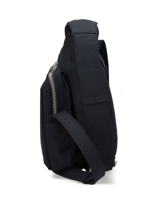 Adererror Black Large Logo Crossbody Bag for men