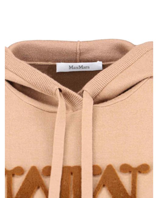 Max Mara Natural Virgin Wool Hoodie