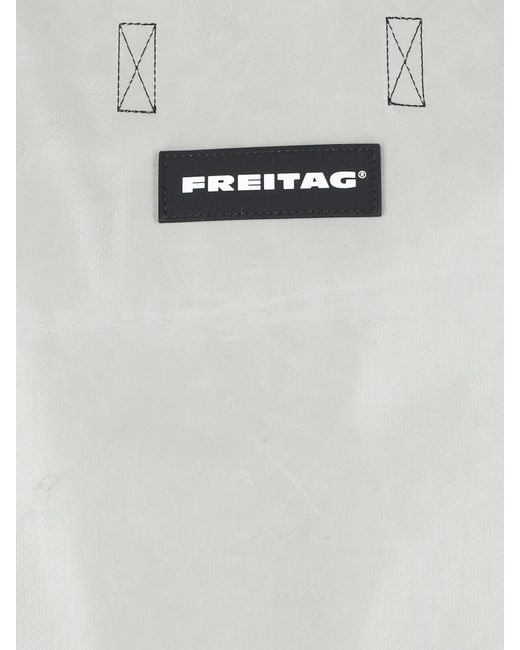 Freitag White Tote Bag "F52 Miami Vice"