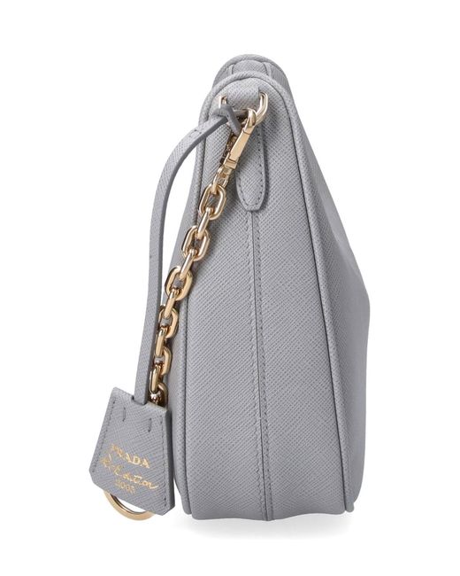 Prada Gray Shoulder Bag "Re-Edition 2005"
