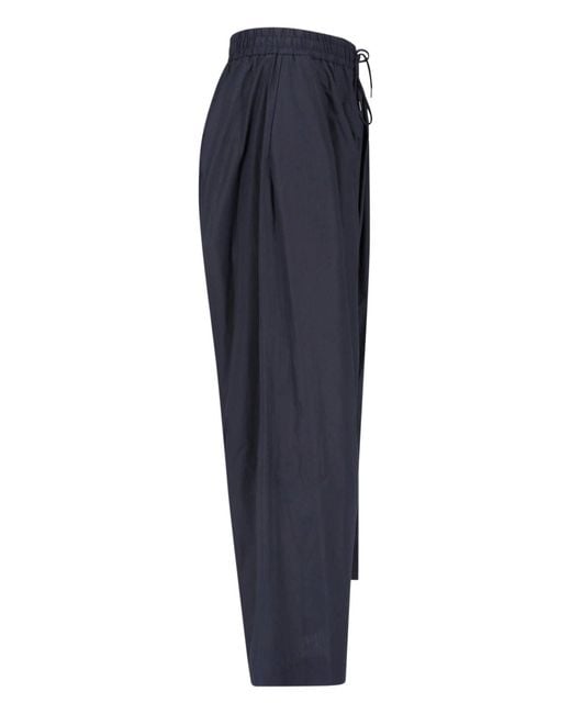 Vivienne Westwood Blue Cotton Wide-Leg Pants for men