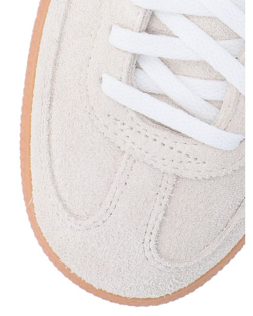 Adidas White Classic Low-Top Sneakers