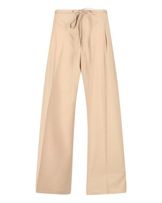 Rohe Natural Wide Virgin Wool Pants