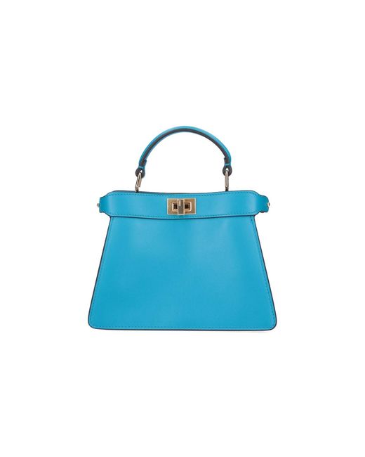 Fendi Blue Small Bag "Peekaboo Iseeu"