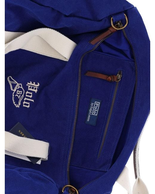 Polo Ralph Lauren Blue Travel Bag Logo for men