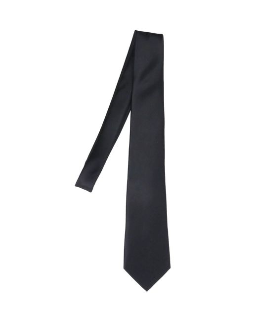 Cravatta In Seta di Saint Laurent in Black