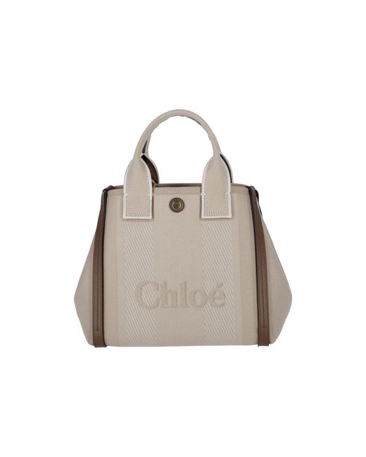 Chloé Natural Bags Cotton