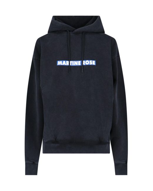 Martine Rose Blue 'blow Your Mind' Hoodie for men