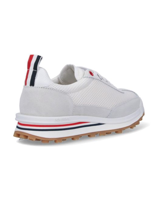 Thom Browne White Sneakers Upper: Polyamide
