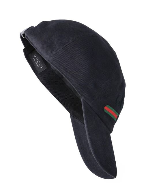 Gucci Blue Baseball Cap Logo for men