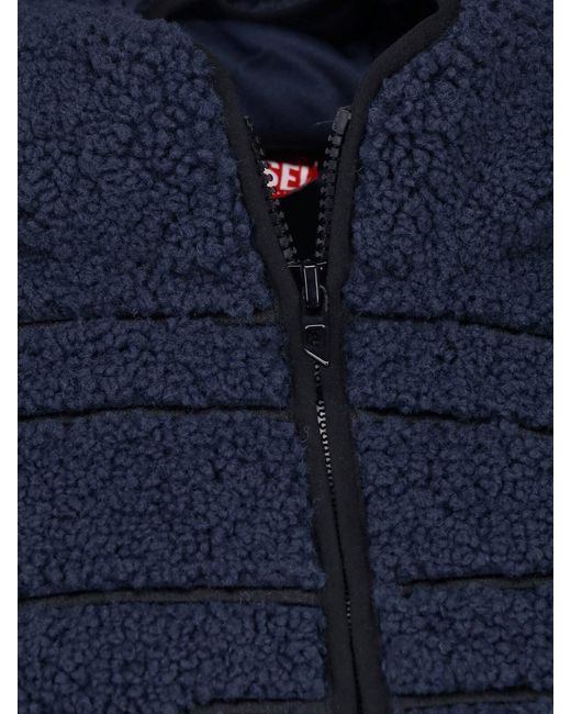 DIESEL Blue Hoodie “S-Zat” for men