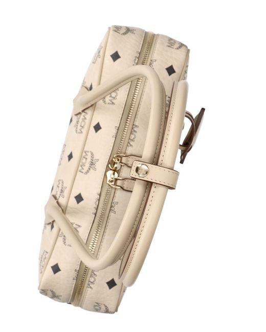 MCM White Mini-Style Crossbody Bag