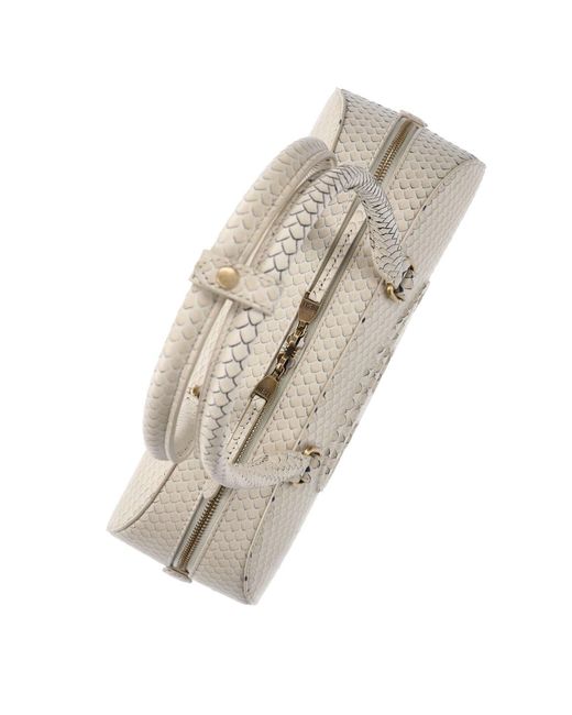 DIESEL White Shoulder Bag “1Dr Dome”