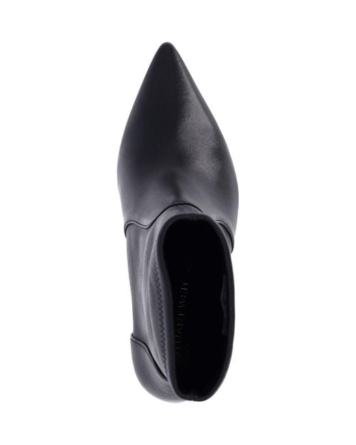 Stuart Weitzman Black Ankle Boots “Power 75”