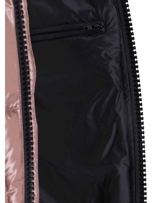 Herno Pink Down-Filled Quilted Jacket With Polyurethane-Coated Shell for men