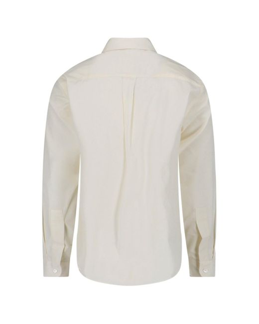 Studio Nicholson White Basic Shirt for men