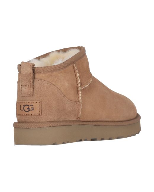 Ugg Natural 'Classic Ultra Mini' Boots