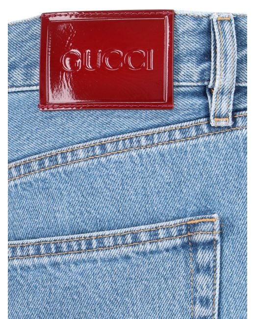 Gucci Jeans Logo In Vita 759866-XDCRW Da Bambino main image 1