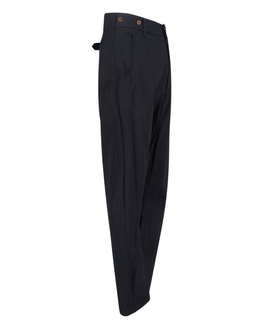 Vivienne Westwood Blue Buckle Pants for men