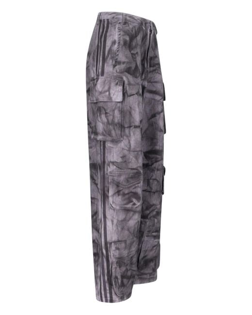 Adidas Originals Gray Cargo With Camouflage Print