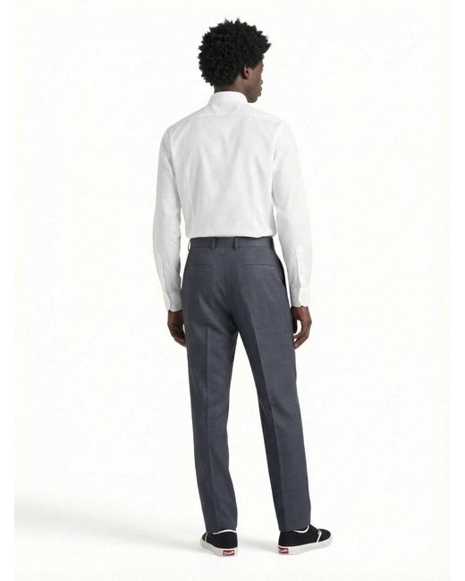 Jil Sander Blue Trousers Virgin Wool for men