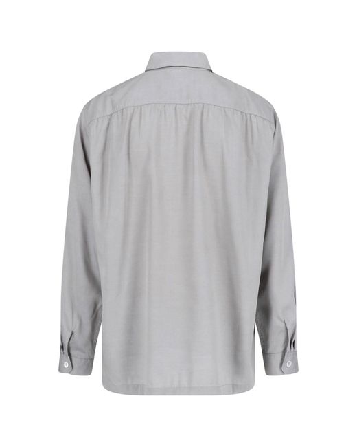 Our Legacy Gray Light Every Classic Collar Shirt for men