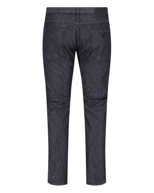 Emporio Armani Blue Slim Jeans for men