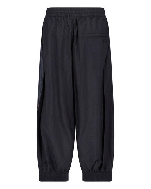 Y-3 Blue Sweatpants "Gradient 3 Stripes" for men