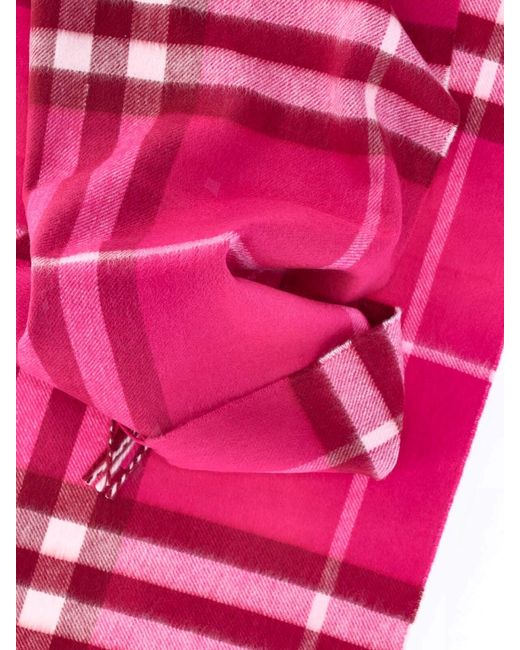 Sciarpa "Check" di Burberry in Pink