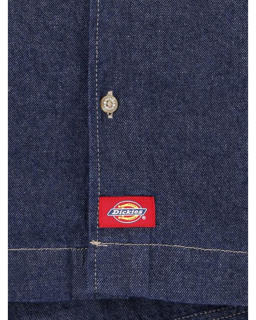 Dickies Blue Short Sleeve Shirt for men