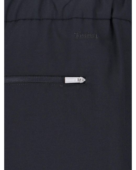 Laminar Blue Wide Wool Blend Pants