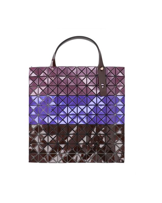 Issey Miyake Purple 'Prism' Tote Bag