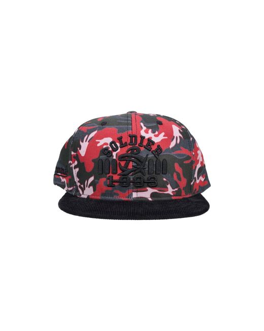 Cappello Baseball di PDF in Red da Uomo