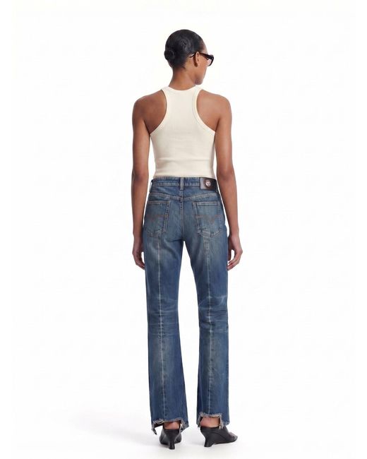 Sportmax White Ribbed Tank Top