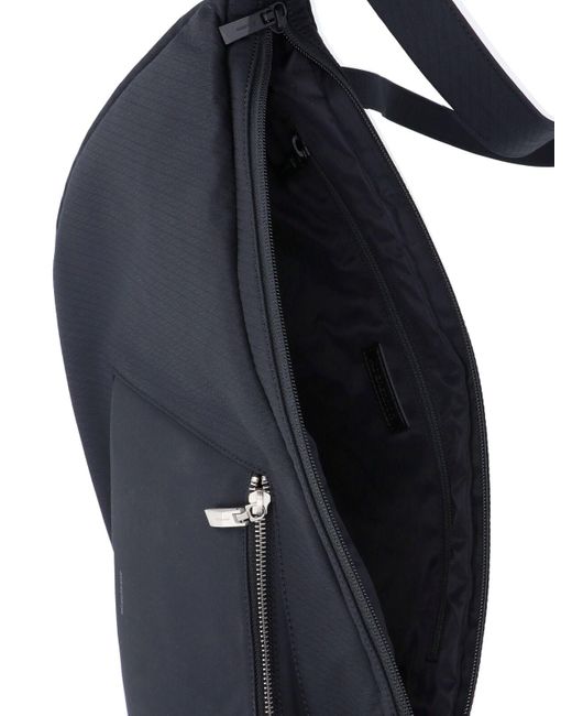 Adererror Black Large Logo Crossbody Bag for men