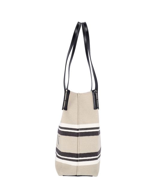 Balmain White Medium Tote Bag Release