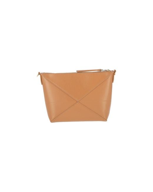 Pouch "Puzzle Fold" di Loewe in White