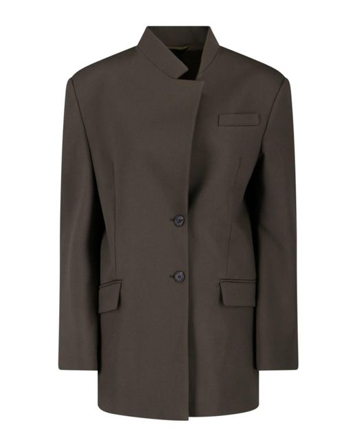 Blazer Monopetto In Lana Vergine di The Attico in Black