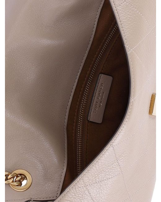 Tory Burch Natural Shoulder Bag "Charlie"